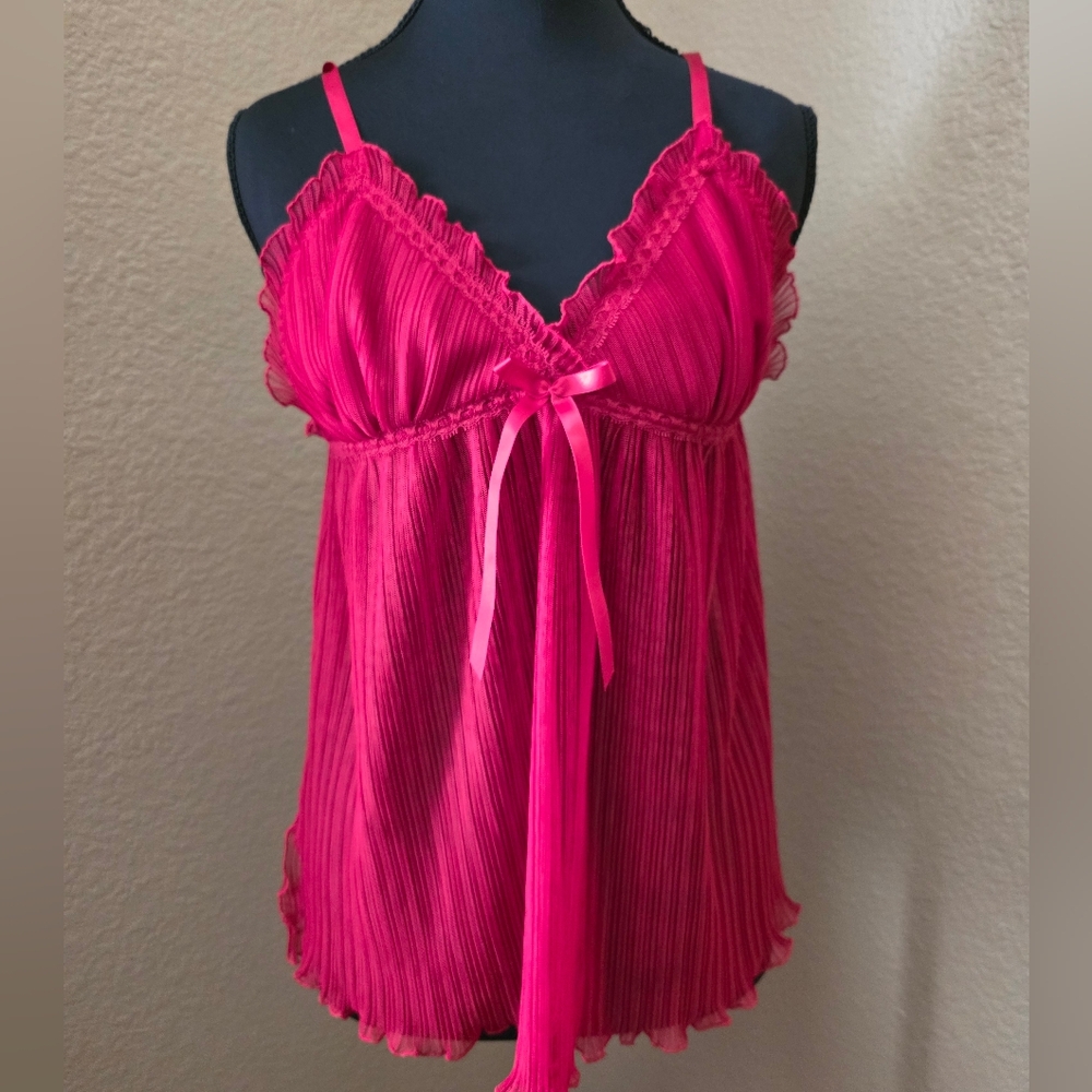 Red Pretty Lingerie, Medium, Sheer, Night Sleep,‎ Sexy, Red Hot, Fun, Vintage